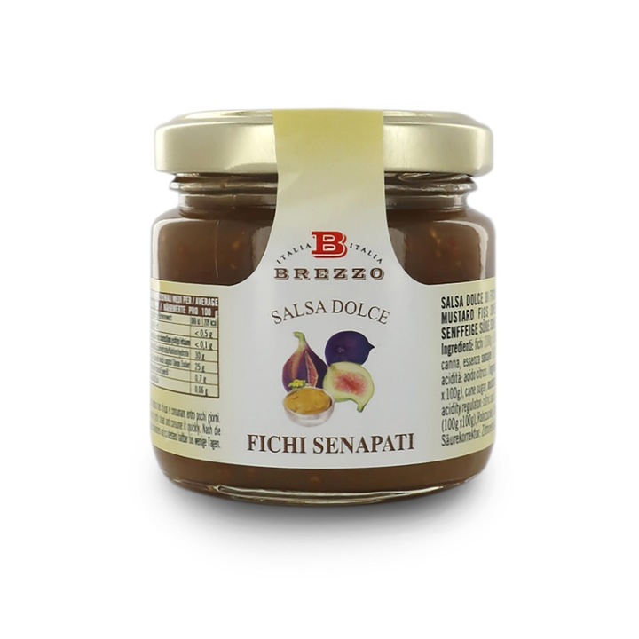Sos dulce de smochine cu mustar, Brezzo, 110 g