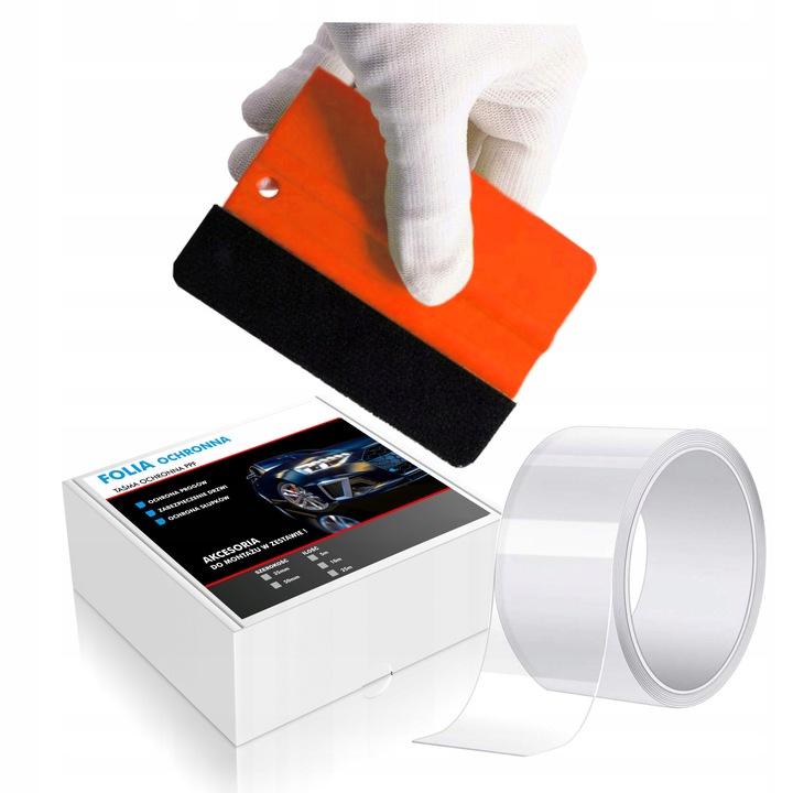 Banda Protectie Praguri Auto PPF Solar Systems, Transparenta, 5 cm x 5 m