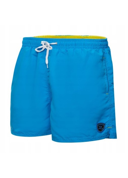 Мъжки къси панталони за плуване, Zagano 5106, Полиестер, Деним,, Светлосин