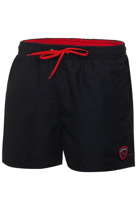 Мъжки къси панталони за плуване, Zagano 5106, Полиестер, Деним,, Черен