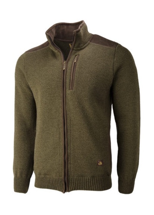 Hanorac barbati, Tagart, Lana, Verde kaki, S