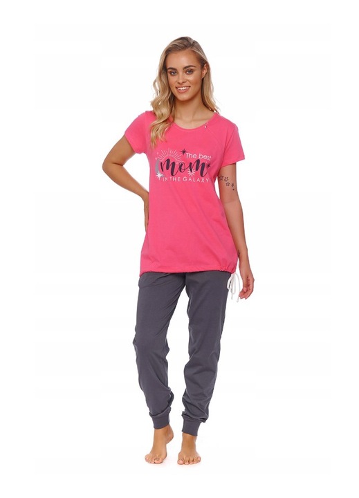 Pijama maternitate Doctor Nap, Bumbac, Multicolor, Multicolor, L