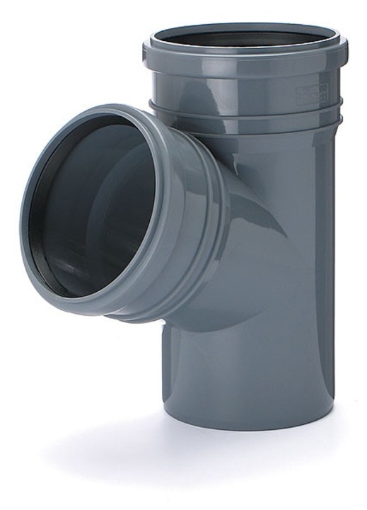 Elágazó könyökcső, UM, polipropilén, 110/110/67", szürke