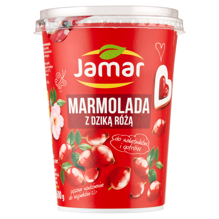 Vadrózsa lekvár, Jamar, 600 g