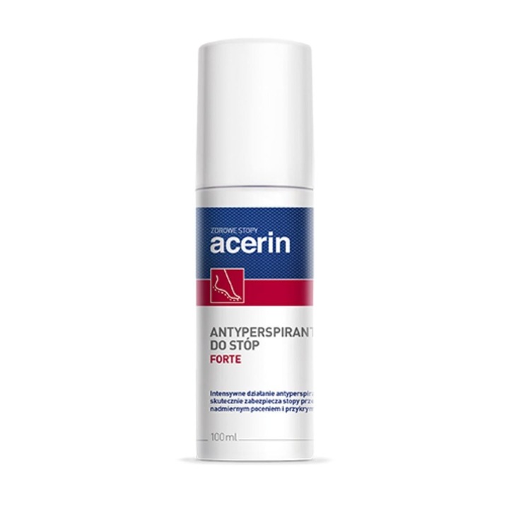 Deodorant antiperspirant pentru picioare Acerin Forte, 100 ml