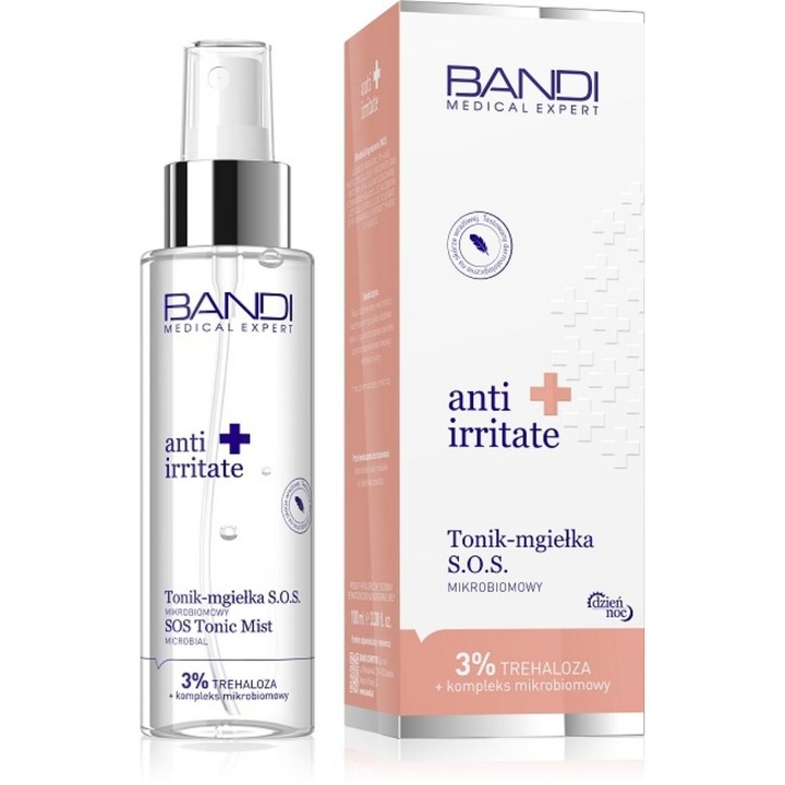 Mist pentru ten, Bandi, Medical Expert, Anti Iritate Microbiome SOS, 100 ml