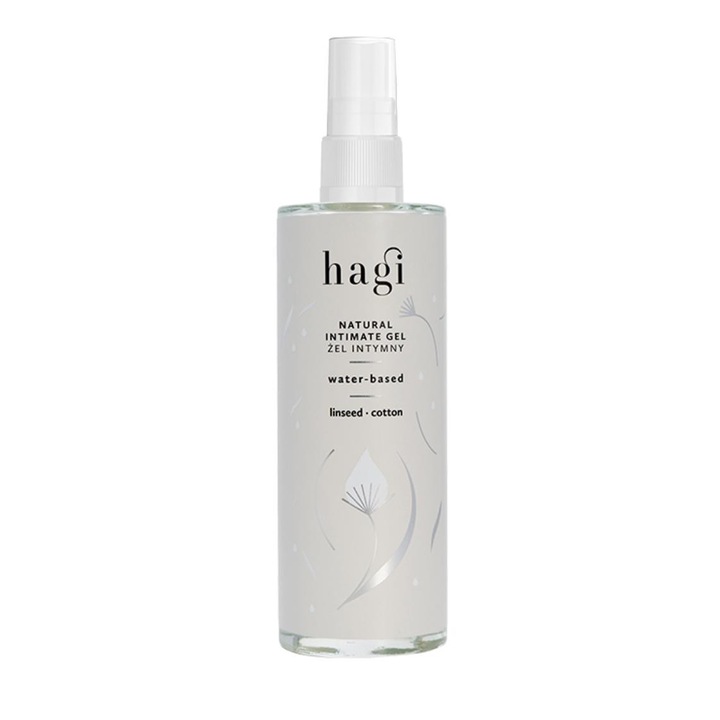 Gel igiena intima Hagi Cosmetics, natural, vegan, fara parfum, 100ml