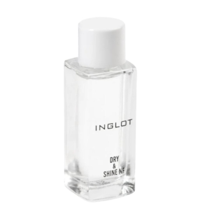 Лак за бързосъхнещ лак за нокти, Inglot, 9 мл, прозрачен