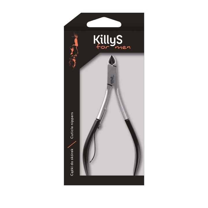 Cleste pentru cuticule barbati, KillyS, Argintiu