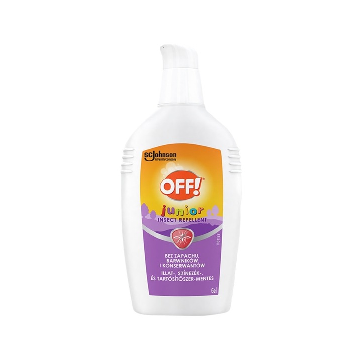 Lotiune gel anti-tantari pentru copii, OFF!, Family Care Junior, 100 ml