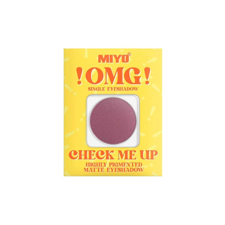 Miyo, !OMG! Fard de pleoape mat foarte pigmentat Check Me Up, 03 Vine, 1,3 g