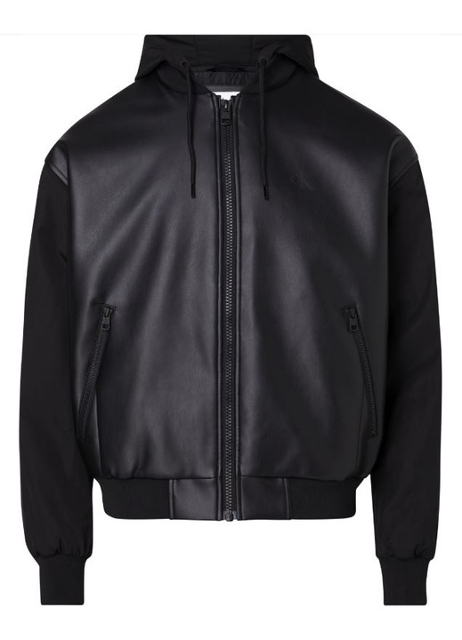 Jacheta Calvin Klein Jeans, Poliuretan,Negru
