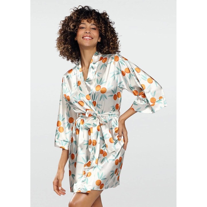 Halat de baie dama, Dkaren, Multicolor, M