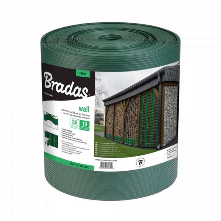 Banda gard, Bradas, 19 cm x 26 m, 1200g/m2, Verde