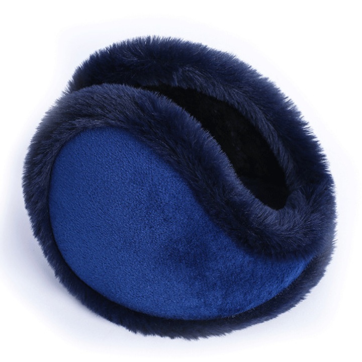 Set casti pentru urechi, unisex, stil simplu, albastru inchis, one size