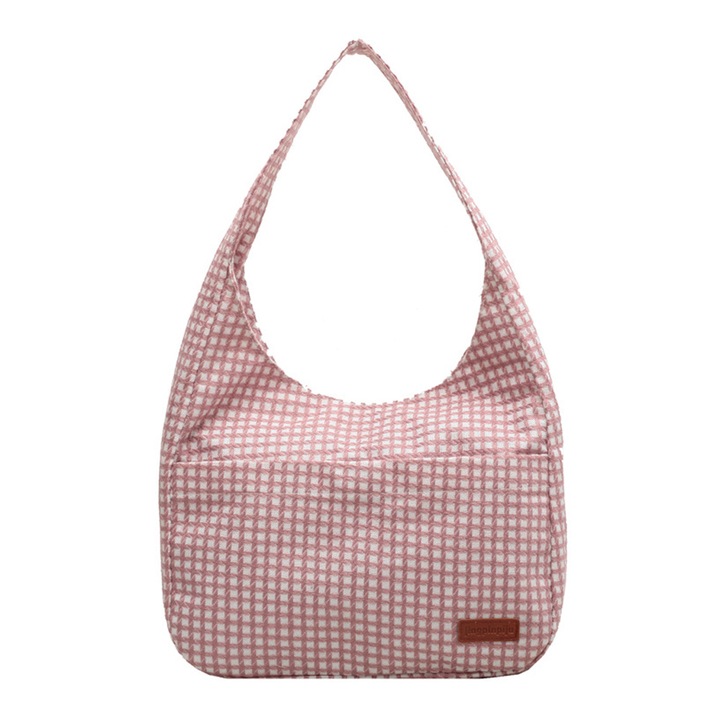 Дамска чанта, QttvbTna, Полиестер, Червено/Бяло