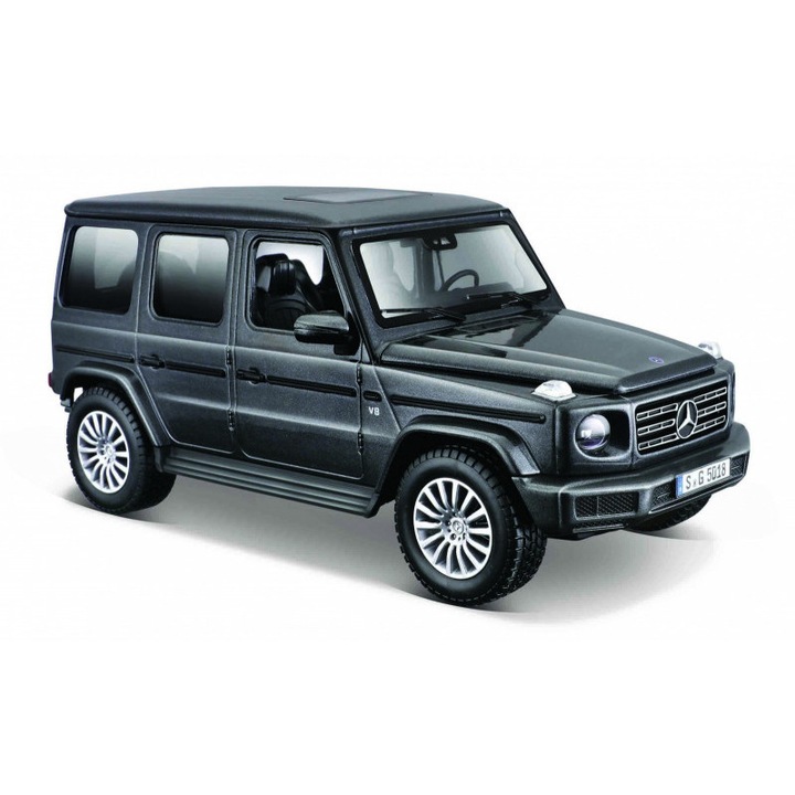 Mercedes-Benz G-osztály 2019 modellautó, 1:24, fém, fekete
