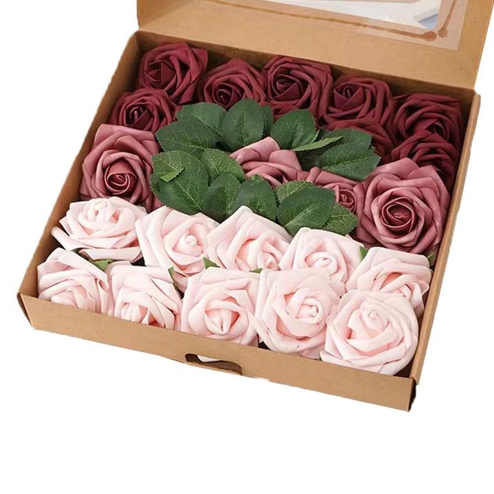 Рози за сватбена украса Многоцветни