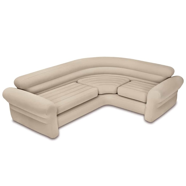 Надуваем ъглов диван/канапе INTEX, 257x203x76 см, 68575NP, 11.1 kg