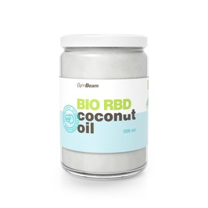 Ulei de cocos BIO RBD, GymBeam, 500 ml