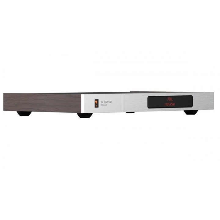 Player rețea JBL MP350, DAC 32-bit, suport Hi-Res, argintiu, 449x48x282mm