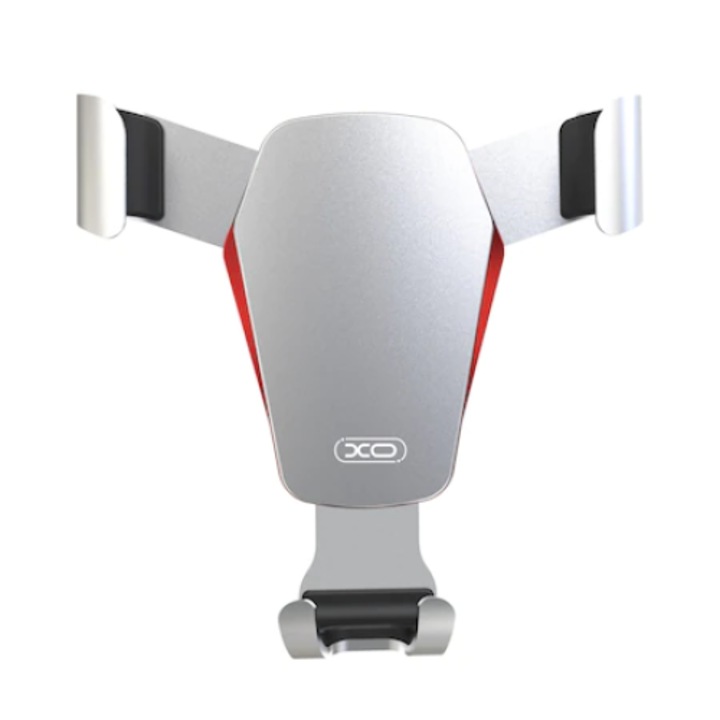 Autós tartó mobil eszközökhöz, Rögzítés a szellőzőrácsba, Ezüst