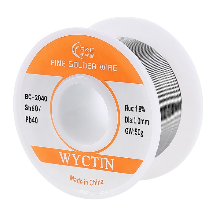 Sarma de lipit, WYCTIN, 1.0mm, Argintiu