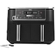 Friteuza cu aer cald Ninja Foodi DualZone AF451, 9.5l, 2470W, termometru digital, 6 functii de gatit, 2 placi cu invelis ceramic, negru