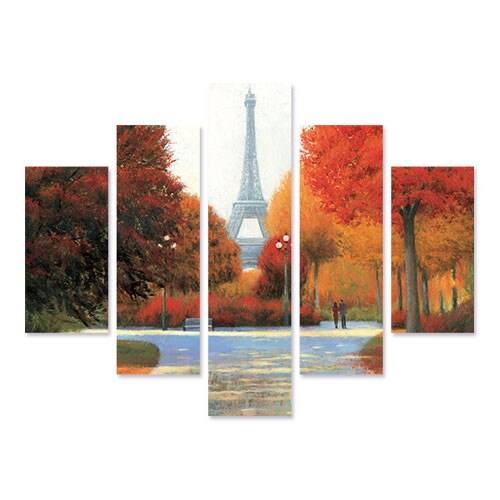 Tablou Multicanvas - Toamna la Paris