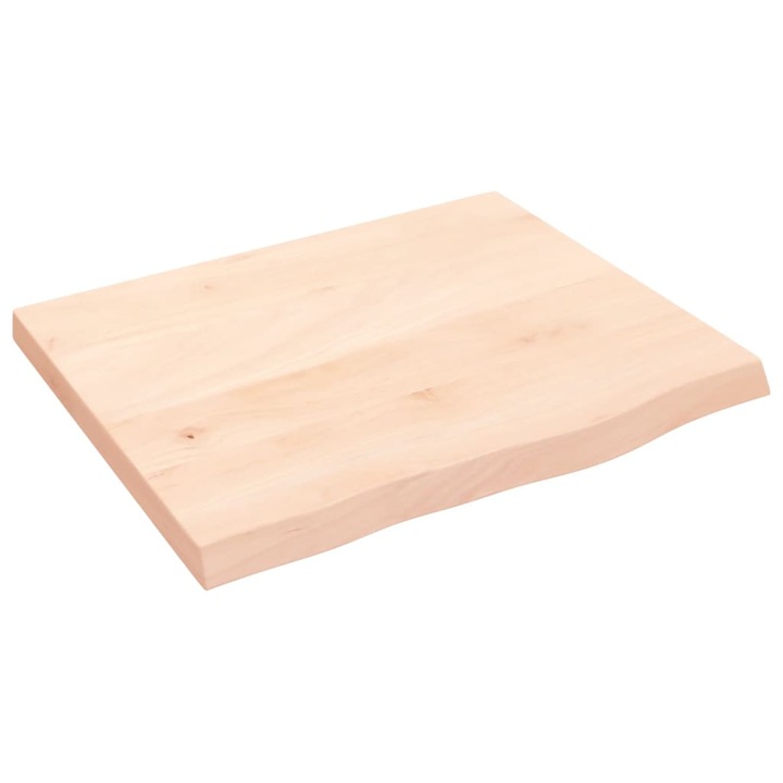 vidaXL kezeletlen tömör tölgyfa fali polc 60x50x(2-4) cm 363531