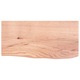 Blat de baie vidaXL, maro deschis, 60x30x2 cm, lemn masiv tratat, 2.85 Kg