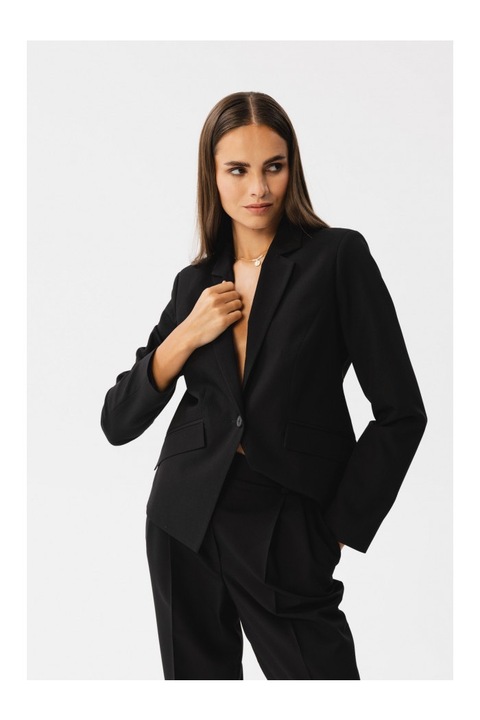 Stylove Női formális kabát Guelon S353 fekete, Fekete