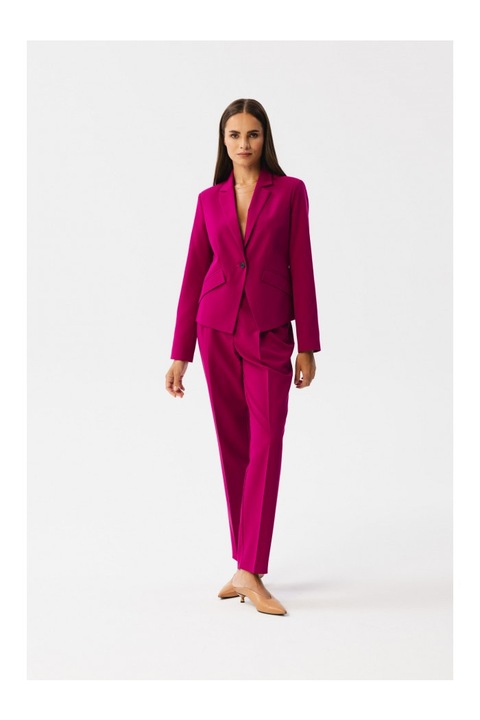 Stylove Női formális kabát Guelon S353 szilva, Halványlila