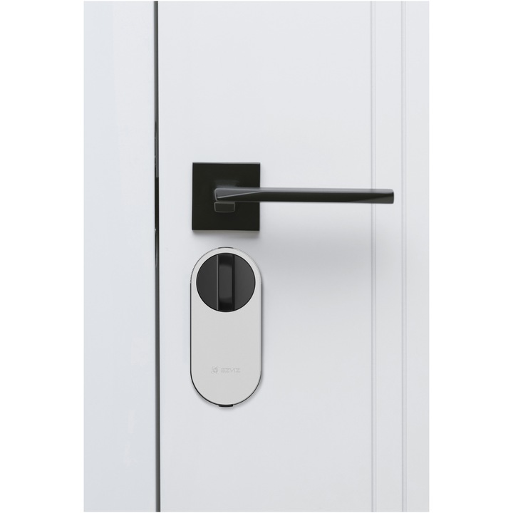 Incuietoare inteligenta EZVIZ DL01S, cu tastatura multifunctionala incuietoare inteligenta pentru usa cu acces de la distanta si functie Bluetooth, inchidere electronica a usii, Gri
