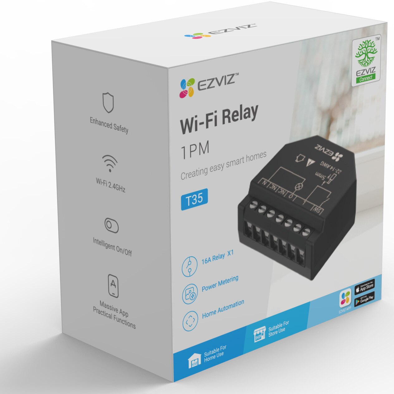 Relè Wi-Fi per sistema smart home - Ezviz T35W