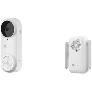 Sonerie video wireless EZVIZ 3K, sonerie alimentata cu baterii si ...