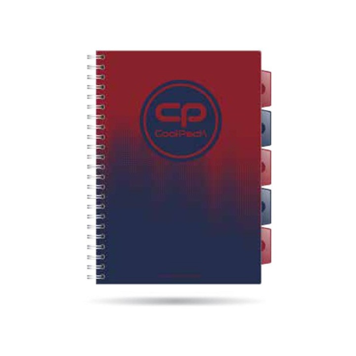 Notebook A4, Terrace, polipropilén, 30x22x2 cm, színátmenet