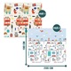 Covor de joaca FiGGA® pentru copii 200 x 180 cm, Spuma protectie, Termoizolant, Pliabil, 2 fete, Covoras bebe interactiv si educativ pentru activitati de joaca a bebelusului, Print 08