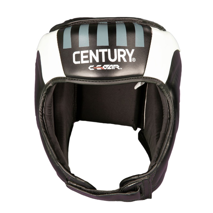 Защитна каска за бокс/бойни изкуства C-GEAR Integrity, Black/White, размер XL, Century, WAKO