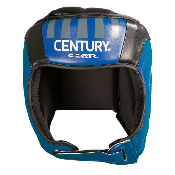 C-GEAR Integrity Шлем за бокс/бойни изкуства, черен/син, размер S, Century, WAKO