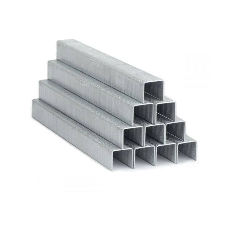 Capse tapiterie TIP 380(80)/06 mm, 12.000 buc/cutie, agrafe 80/06, latime 12.8 mm, lungime 6 mm, otel