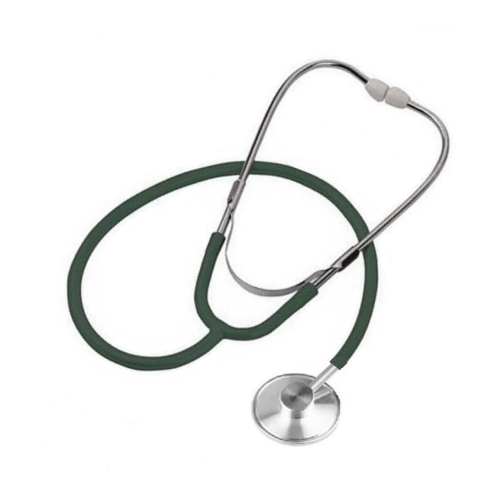 Stetoscop Ruby, Timesco, capsula simpla, otel inoxidabil, 20x10x3 cm, verde