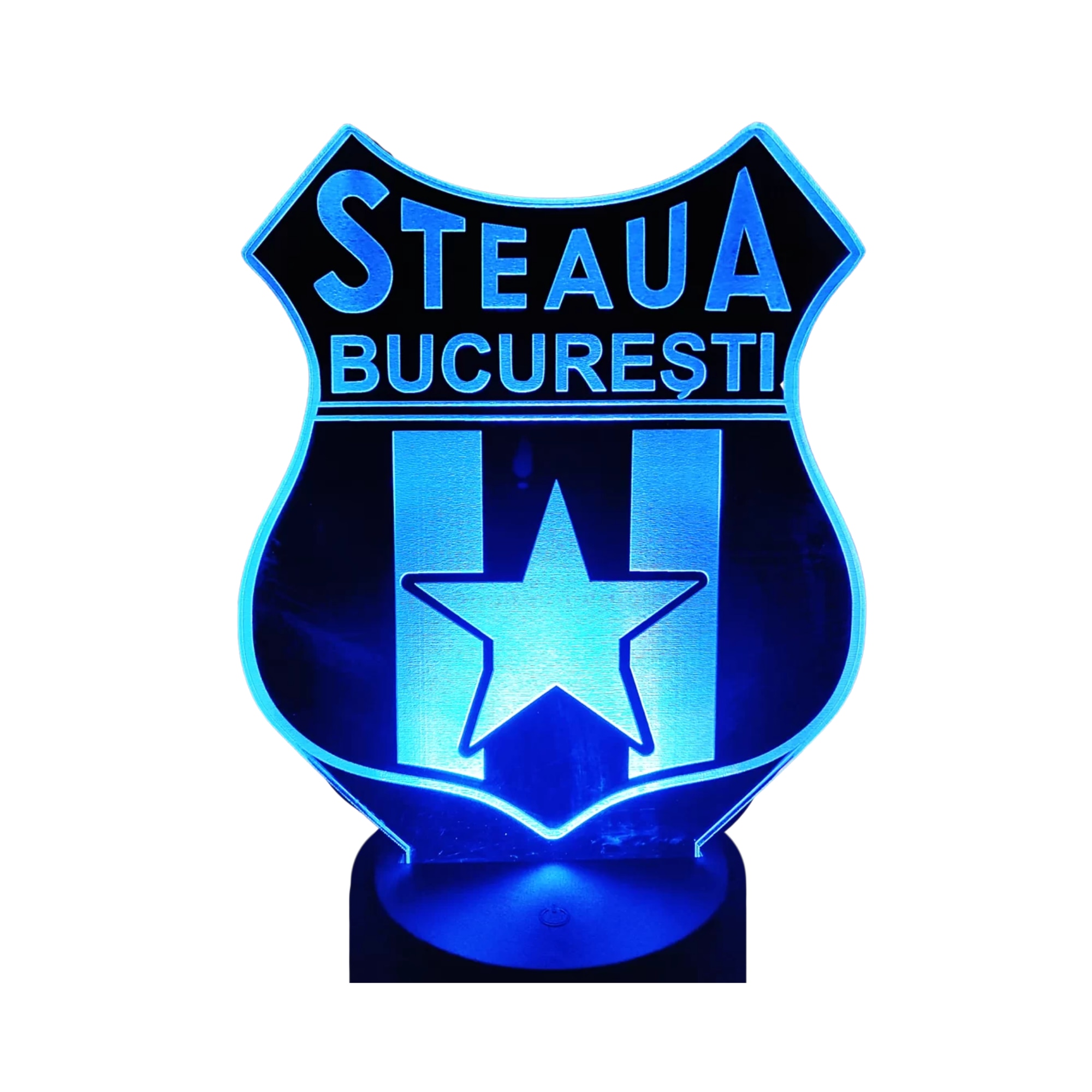 Placheta LED - Steaua Bucuresti + Nume