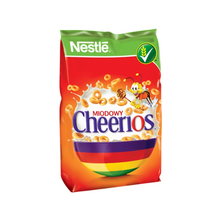 Зърнена закуска с мед, 250 г, Cheerios Nestle
