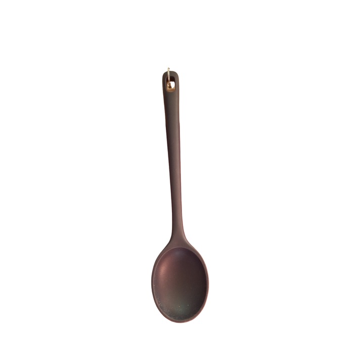 Szilikon kanál, 30 cm, sötétszürke színű