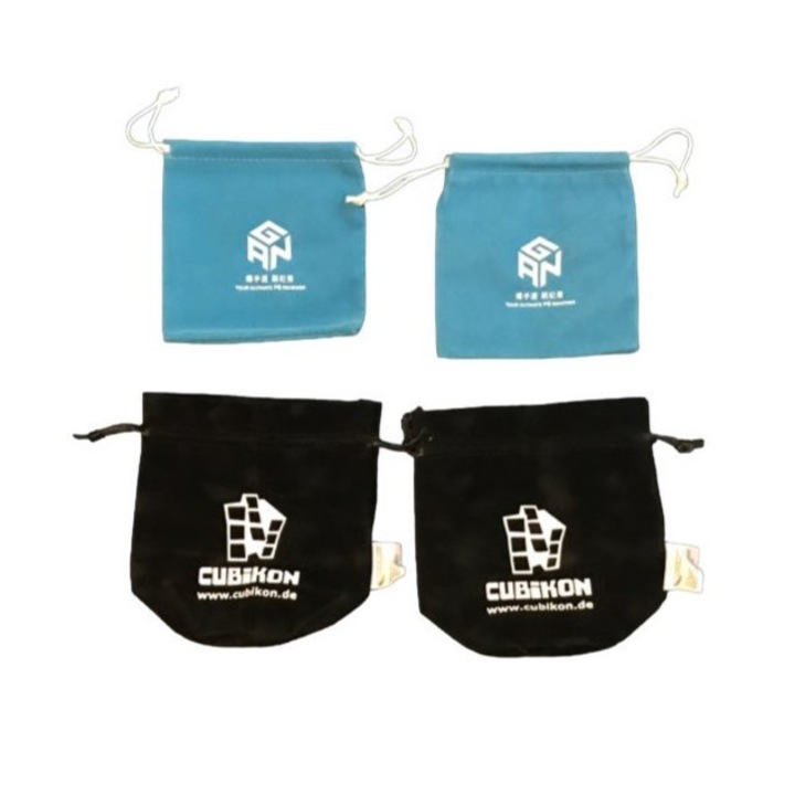 2 Gan+2 Cubikon rubik játék, kocka tartó szütyő, csomag