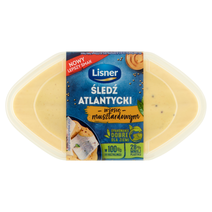 Hering in sos de mustar, Lisner, 280 g