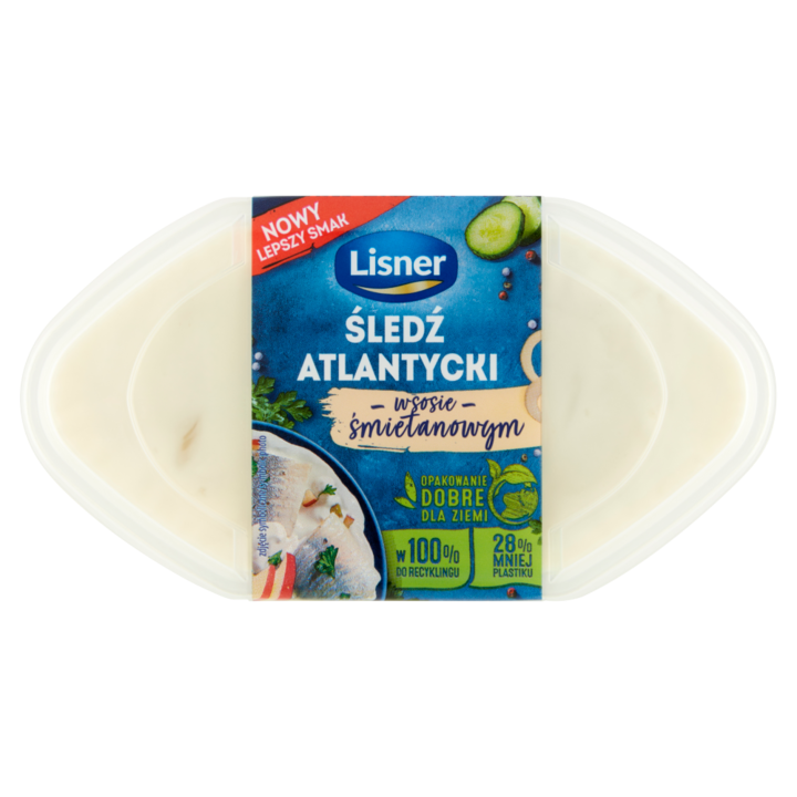 Hering in sos de crema, Lisner, 280 g