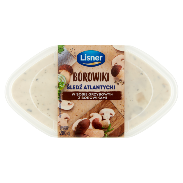 Hering in sos de ciuperci, Lisner, 280 G