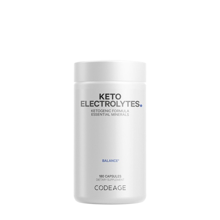 Electroliti pentru Dieta Keto, Codeage Keto Electrolytes, 180 capsule